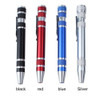 8 In 1 Pocket Precision Mini Screwdriver Pen Repair Hand Tools Kit for Cell Phone/Ipad/Computer and More