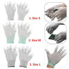 Anti-Static Gloves Non-slip ESD Electronic Working Gloves PU Coated Finger Protection For Laptop Phone Repair Tool Sets 1 Pair