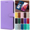 A14 A34 A54 5G Case Classic Solid Color Leather Flip Stand Phone Case on For Samsung Galaxy A54 A14 A34 5G A04 A04S Wallet Cover