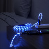 3 IN 1 Glowing LED Light Phone Charger Luminous USB Type C Cable For Xiaomi Iphone 14 Samsung S6 Phone Accessories Charge Cord