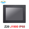 IP68 Full Waterproof 12.1 Inch Industrial Panel PC All in One Resistive Touch Screen with Windows 7/10/Linux Intel J1900