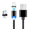 LED Magnetic USB Cable Fast Charging Type C Cable Magnet Charger Data Charge Micro USB Cable Mobile Phone Cable USB Cord