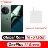 Global Rom OnePlus 11 5G 6.7" 2K 120Hz AMOLED Snapdragon 8 Gen 2 50MP Triple Camera Camera IMX890 100W Super Vooc