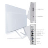 23.8 Inch Monoblock Intel Celeron J4125 All in One Computer Quad Core Windows 10 Home Office Using