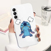 For Samsung Galaxy A14 Disney Cartoon Lilo & Stitch Case Silicone Phone Cover For Samsung A 14 A 1 4 6.6'' Fundas Couqe Bumper