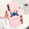 For Samsung Galaxy A14 Disney Cartoon Lilo & Stitch Case Silicone Phone Cover For Samsung A 14 A 1 4 6.6'' Fundas Couqe Bumper