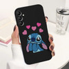 For Samsung Galaxy A14 Disney Cartoon Lilo & Stitch Case Silicone Phone Cover For Samsung A 14 A 1 4 6.6'' Fundas Couqe Bumper