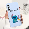 For Samsung Galaxy A14 Disney Cartoon Lilo & Stitch Case Silicone Phone Cover For Samsung A 14 A 1 4 6.6'' Fundas Couqe Bumper