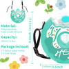 380ml Kids Water Bottle Kawaii Plastic Cup Donut Shape Cute Cartoon Tumbler For School Travel Girls Leakproof Drinkware Bottle