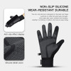Winter Outdoor Cycling Gloves Thicken Warm Windproof Breathable Touch Screen Silicone Anti-slip Gloves Sports Ski Riding Gloves