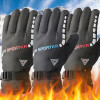 Winter Cycling Gloves for Men Outdoor Waterproof Skiing Riding Hiking Motorcycle Warm Mitten Gloves Unisex Thermal Sport Gloves