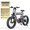 Coswheel T20 Electric Bike1000W Motor Adult fatbike Mountain 48v 28AH Electric Bicycle 55Speed Motorcycle 20INCH Fat bike Ebike