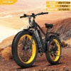 LANKELEISI EU Stock Ebike 48V17.5AH 1000W Motor 26inch Fat Tire Hydraulic Brake Electric Bike Mountain off-road Electric Bicycle