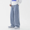 2023 New Baggy Jeans Men's Streetwear Harajuku Fashion Casual Wide-leg Trousers Japanese Simple Male Jeans Denim Pants