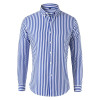 Plus Size 5XL-M Korean Long Sleeve Striped Shirts Men Clothing 2023 Simple Slim Fit Business Casual Office Blouse Homme Hot Sale