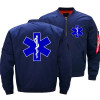 EMT Emergency Ambulance Star Of Life EMS Bomber Jacket Streetwear Thick Windbreaker Mens Aviator Jackets Coat Parkas Clothes 5XL
