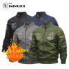 Motorcycle Jacket Man Aviator New Jacket Baseball Uniforms Outdoor Camping Hunting Vintage Anorak Embroidery Coat For Men