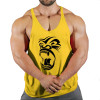 Weightlifting Print Clothing Bodybuilding Cotton Gym Tank Tops Men Sleeveless Undershirt Fitness Stringer Muscle Workout Vest