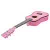 23 Inch Folk Acoustic Guitar Beginner Music Instrument 6-String Guitar Kids Toy (Pink)