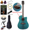 thin body acoustic-electric guitar beginner guitar 40inch good quality