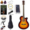 thin body acoustic-electric guitar beginner guitar 40inch good quality
