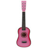 Kids Guitar Musical 23 Inch Classical Ukulele Educational Acoustic 6-String Beginner Instrument Pink