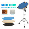 12Inch Practice Drum Pad Stand Set Adjustable Double Sided Drum Pad and Stand Set Silent for Real Feel Practice Drumming