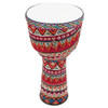 8.5 Inch Beautiful African Djembe Drum Colorful Cloth Art ABS Barrel PVC Skin for Children Hand Drum Musical Instrument Tambor