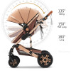 5-IN-1 Luxury Baby Stroller Free Shipping Pram Portable  baby Carriage With Car Seat Travel System Infant Pushcar on 2023