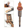 Chinese Handmade Hulusi Gourd Cucurbit Flute Ethnic Musical Instrument C Key Bb Tone for Beginner Music Lovers Dropship