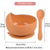 Baby Silicone Bowl Set Silicone Tableware Children Handle Spoon Non-Silp Suction Bowl Set BPA Free Children's Dishes Tableware