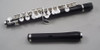 Professional musicians type ebony wood piccolo c key silver plated