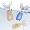 New U-Shape Toothbrush Manual Kids Toothbrush Teeth Cleaning Tool Soft Silicone Teeth Whitening Cleaning Tool Cartoon Oral Brush
