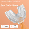 New U-Shape Toothbrush Manual Kids Toothbrush Teeth Cleaning Tool Soft Silicone Teeth Whitening Cleaning Tool Cartoon Oral Brush
