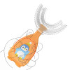 New U-Shape Toothbrush Manual Kids Toothbrush Teeth Cleaning Tool Soft Silicone Teeth Whitening Cleaning Tool Cartoon Oral Brush