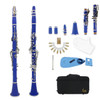 Bb Clarinet 17 Keys with Case Orchestra Musical Instruments White Gloves/Cleaning Cloth Woodwind Instrument Barrels/Reeds