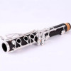 Ebony Clarinet Bb 17 Key Silver plated copper Grenadilla Klarinet Sib M1