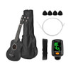 21 inch Ukelele Ukulele Combo Mahogany Soprano Gecko Uke 4 string Hawaiian Mini Guitarra with Stringed Musical Instrument Kits