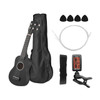 21 inch Ukelele Ukulele Combo Mahogany Soprano Gecko Uke 4 string Hawaiian Mini Guitarra with Stringed Musical Instrument Kits