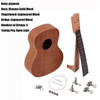 21 inch Ukelele Ukulele Combo Mahogany Soprano Gecko Uke 4 string Hawaiian Mini Guitarra with Stringed Musical Instrument Kits