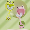 2-12 Ages Toddler Children Teeth Cleaning U Shaped Baby Kid Toothbrush 360 Degree Soft Silicone Brush Head with Wall-mounted