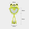 2-12 Ages Toddler Children Teeth Cleaning U Shaped Baby Kid Toothbrush 360 Degree Soft Silicone Brush Head with Wall-mounted
