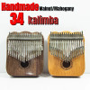Kalimba34 Miniature Music Instruments Marimba Mini Calimba Kalimba Thumb Piano Christmas Gift Wooden Products Wood Chromatic 34