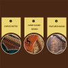 17 Keys Kalimba Mahogany African Thumb Piano Mbira Body Musical Instrument With Tuning Hammer Learning Book Children Gift