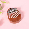 8 Tone Mini Kalimba Thumb Piano Wooden Small Wearable Musical Instrument Pendant Gift Finger Piano For Adult Kids