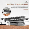 41 Keys Chromatic Kalimba 3 Layer Thumb Piano Professional Calimba Solid Wood Keyboard Musical Instruments Mbira Christmas Gift