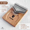 41 Keys Chromatic Kalimba 3 Layer Thumb Piano Professional Calimba Solid Wood Keyboard Musical Instruments Mbira Christmas Gift