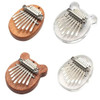 8 Key Kalimba Music Instrument Mini Musical Keyboard Thumb Piano Wooden Gifts Acrylic Cute Small Wearable Child Gift Sports