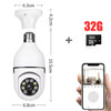 5G Light Bulb Camera Color Night Vision Wireless Wifi Camera Smart Security Camera 1080P HD 360° Wifi IP PTZ For Outdoor Camera