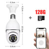 5G Light Bulb Camera Color Night Vision Wireless Wifi Camera Smart Security Camera 1080P HD 360° Wifi IP PTZ For Outdoor Camera